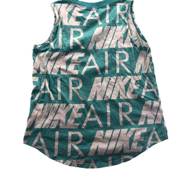 Nike Air Teal Sleeveless Tank Top XL Cotton Crewneck - Picture 2 of 9